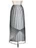 I.N. Studio Stripes White Silver Casual Skirt Size 1X - photo 2