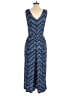 Gap 100% Polyester Chevron-herringbone Blue Jumpsuit Size S - photo 2