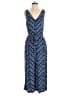 Gap 100% Polyester Chevron-herringbone Blue Jumpsuit Size S - photo 1