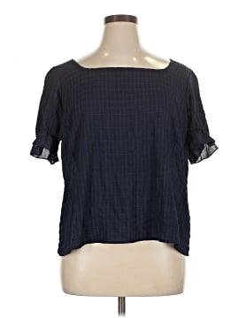 Shein Curve Short Sleeve Blouse