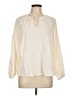 Old Navy Ivory Long Sleeve Blouse Size L - photo 1