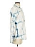 Banana Republic 100% Cotton Tie-dye Blue Long Sleeve Button-Down Shirt Size S - photo 4