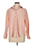 HOTOUCH Color Block Pink Long Sleeve Blouse Size M - photo 1