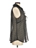 CAbi 100% Polyester Gray Sleeveless Blouse Size M - photo 4