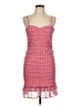Aqua 100% Polyester Tweed Pink Cocktail Dress Size L - photo 1