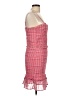 Aqua 100% Polyester Tweed Pink Cocktail Dress Size L - photo 4