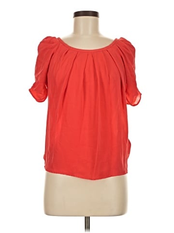 Joie Short Sleeve Silk Top (view 1)