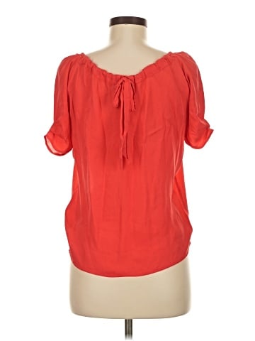 Joie Short Sleeve Silk Top (view 2)