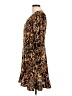 Versona Animal Print Brown Casual Dress Size M - photo 5