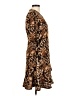 Versona Animal Print Brown Casual Dress Size M - photo 4