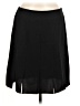 Cache 100% Polyester Solid Black Casual Skirt Size 8 - photo 1