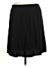 Cache 100% Polyester Solid Black Casual Skirt Size 8 - photo 2