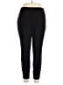 Nina Leonard Solid Black Track Pants Size 1X (petite) - photo 1