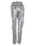 Chelsea28 Metallic Silver Casual Pants Size S - photo 2