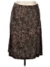 Notations 100% Polyester Animal Print Brown Casual Skirt Size XL - photo 1