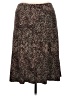 Notations 100% Polyester Animal Print Brown Casual Skirt Size XL - photo 2