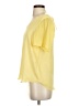 Naked Zebra 100% Polyester Yellow Short Sleeve Top Size S - photo 5