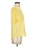Naked Zebra 100% Polyester Yellow Short Sleeve Top Size S - photo 4