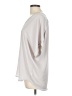 Lush 100% Polyester Silver Short Sleeve Blouse Size L - photo 5