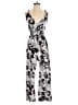 Assorted Brands Graphic Silver Black Jumpsuit Size S (estimated) - photo 1