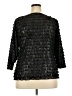 Kim Rogers Black 3/4 Sleeve Blouse Size 2X - photo 2