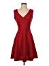 Le Lis Argyle Red Cocktail Dress Size S - photo 1
