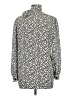 Albert Nipon 100% Polyester White Silver Long Sleeve Blouse Size 8 (petite) - photo 2