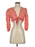 Shein 100% Polyester Red 3/4 Sleeve Blouse Size XS - photo 1