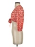 Shein 100% Polyester Red 3/4 Sleeve Blouse Size XS - photo 5