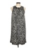 MICHAEL Michael Kors Animal Print Gray Casual Dress Size M - photo 1