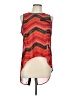 BCX 100% Polyester Red Sleeveless Blouse Size L - photo 1