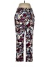 Nina Parker Print Blue Casual Pants Size 0X - photo 1
