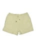 MNG Solid Yellow Khaki Shorts Size S - photo 1