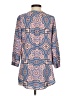Assorted Brands 100% Rayon Paisley Blue 3/4 Sleeve Blouse Size XS - photo 2