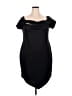 Boohoo Solid Black Cocktail Dress Size 20 - photo 1