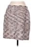 Ann Taylor LOFT 100% Polyester Tweed Gray Casual Skirt Size M - photo 2