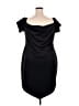 Boohoo Solid Black Cocktail Dress Size 20 - photo 2