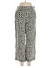 Ann Taylor LOFT 100% Viscose Animal Print Silver Casual Pants Size S - photo 1