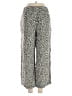 Ann Taylor LOFT 100% Viscose Animal Print Silver Casual Pants Size S - photo 2