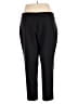 NANETTE Nanette Lepore Solid Black Active Pants Size 16 - photo 2