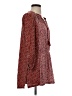 Akemi + Kin 100% Cotton Burgundy Kimono Size XS - photo 4