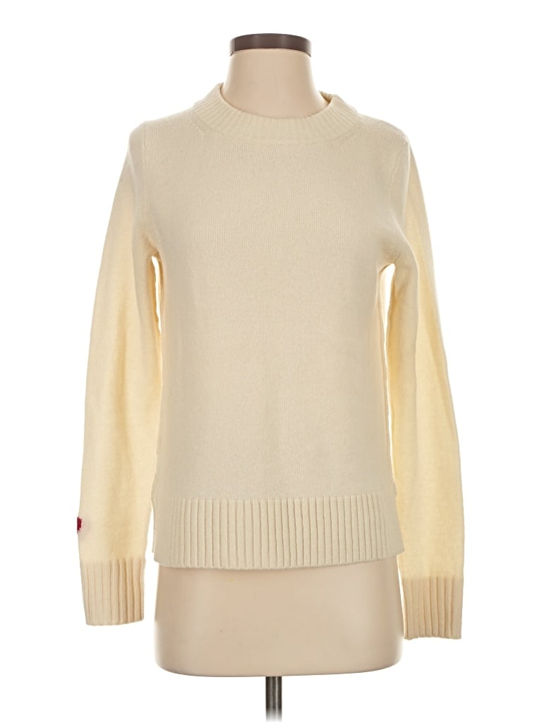 Pre-owned Alex Mill Wool Pullover Sweater In White