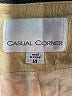 Casual Corner Gold Short Sleeve Top Size 14 - photo 7
