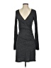 Velvet Gray Cocktail Dress Size S - photo 1
