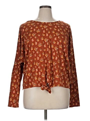 Iz Byer Long Sleeve Blouse (view 1)