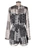 BCBGeneration Paisley Gray Romper Size S - photo 2