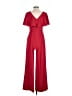 Calvin Klein Solid Red Jumpsuit Size 4 - photo 2