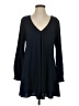 A New York 100% Polyester Solid Black Casual Dress Size S - photo 1
