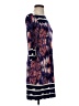 Ali Ro Print Blue Casual Dress Size 2 - photo 4