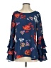 Andree by UNIT Blue 3/4 Sleeve Blouse Size S - photo 1